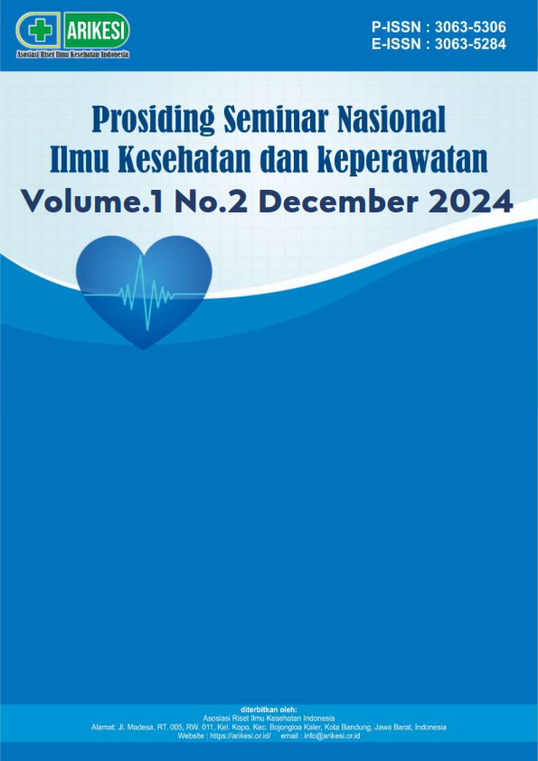 					View Vol. 1 No. 2 (2024): Prosiding Seminar Nasional Ilmu Kesehatan dan Keperawatan
				